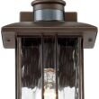 John Timberland Deaver 15 1/4" High Bronze Motion Sensor Outdoor Wall Light Set of 2