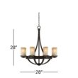 John Timberland Casa Marseille 27" High Bronze Post Light with Pier Mount Adapter