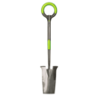 Radius Garden 201 PRO Ergonomic Stainless Steel Spade, Original Green, One Size