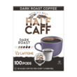 World's Best Half Caff Dark Roast Coffee 100ct. Solar Energy Produced Recyclable Single Serve Dark Roast Coffee Pods
