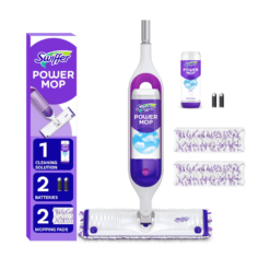 Swiffer PowerMop Multi-Surface Mop Kit for Floor Cleaning, Fresh Scent, Mopping Kit Includes PowerMop