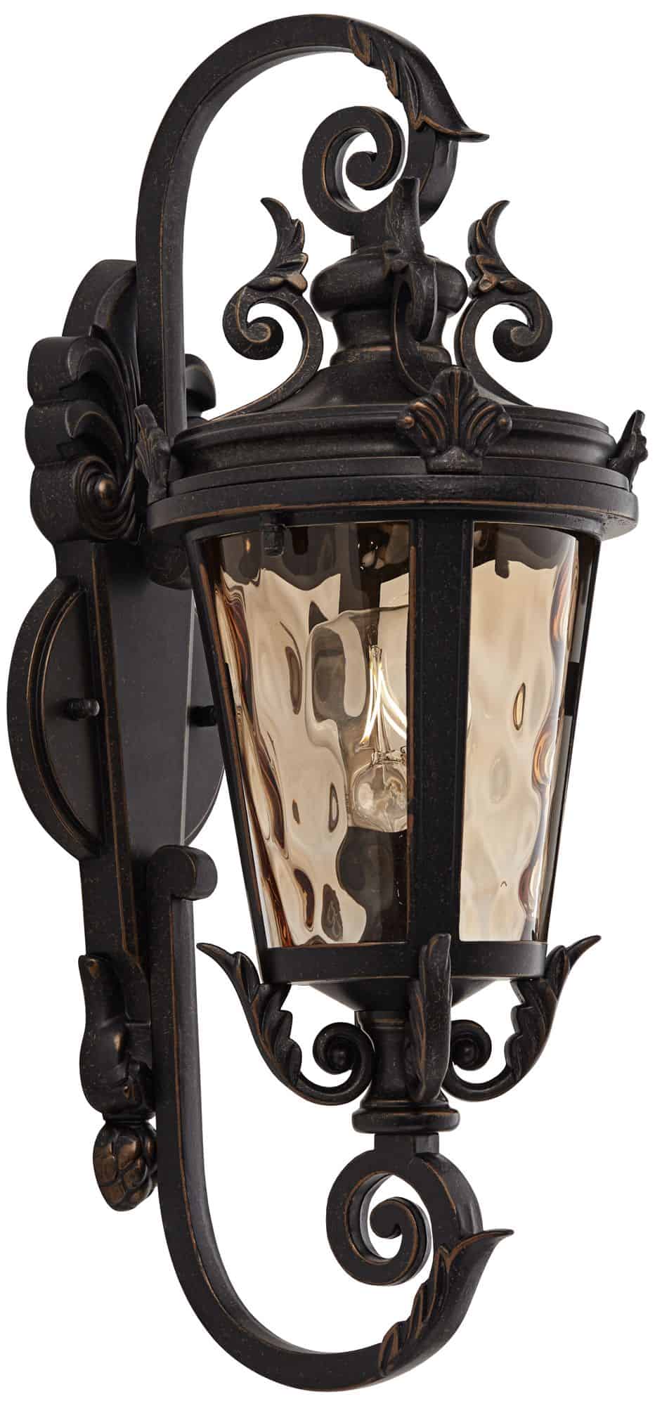 John Timberland Casa Marseille 19" Bronze Scroll Outdoor Wall Light John Timberland Casa Marseille 19" Bronze Scroll Outdoor Wall Light - Image 10