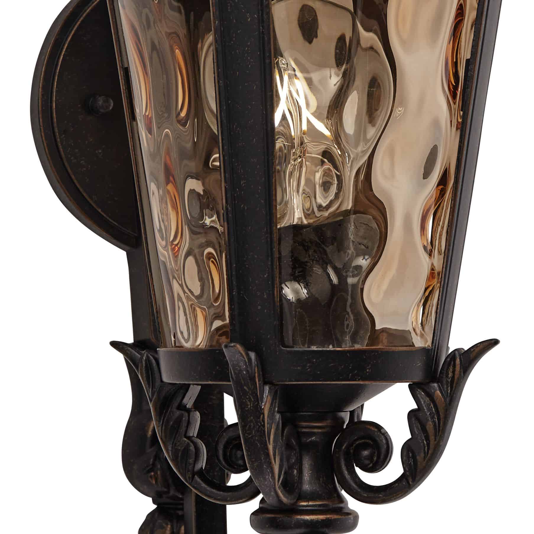 John Timberland Casa Marseille 19" Bronze Scroll Outdoor Wall Light John Timberland Casa Marseille 19" Bronze Scroll Outdoor Wall Light - Image 8