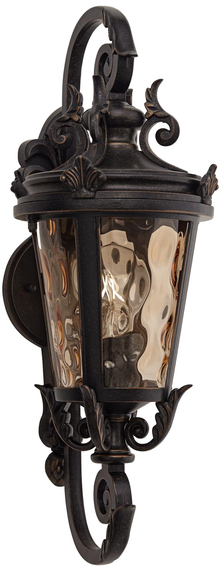John Timberland Casa Marseille 19" Bronze Scroll Outdoor Wall Light John Timberland Casa Marseille 19" Bronze Scroll Outdoor Wall Light - Image 7