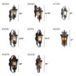 John Timberland Casa Marseille 22" High Bronze Outdoor Wall Lig