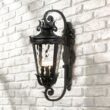 John Timberland Casa Marseille 27 1/2" High Black Outdoor Wall Light