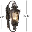 John Timberland Casa Marseille 27 1/2" High Bronze Outdoor Wall Light