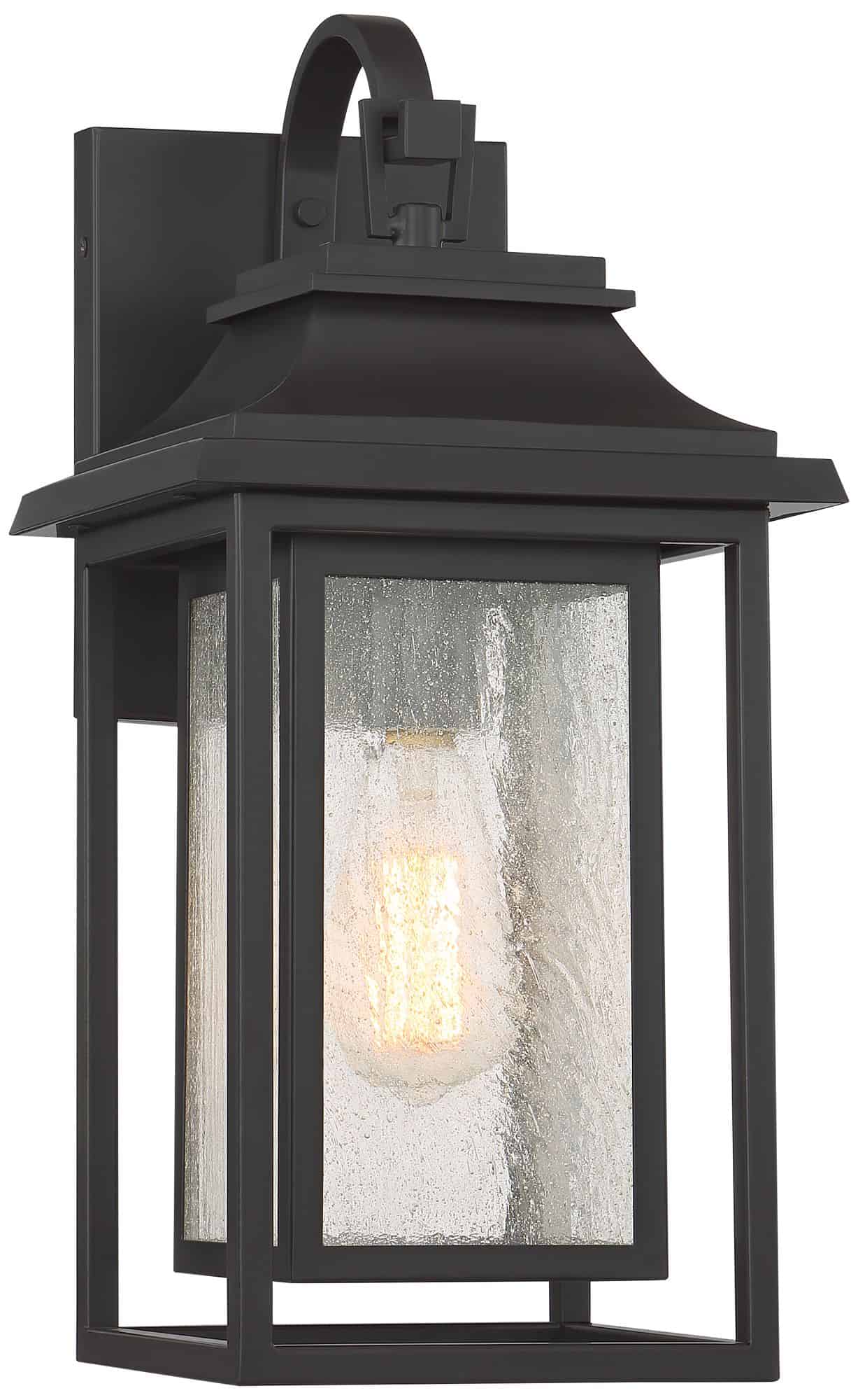 John Timberland Cecile 18 1/4" Bronze Lantern Box Outdoor Wall Light John Timberland Cecile 18 1/4" Bronze Lantern Box Outdoor Wall Light - Image 7