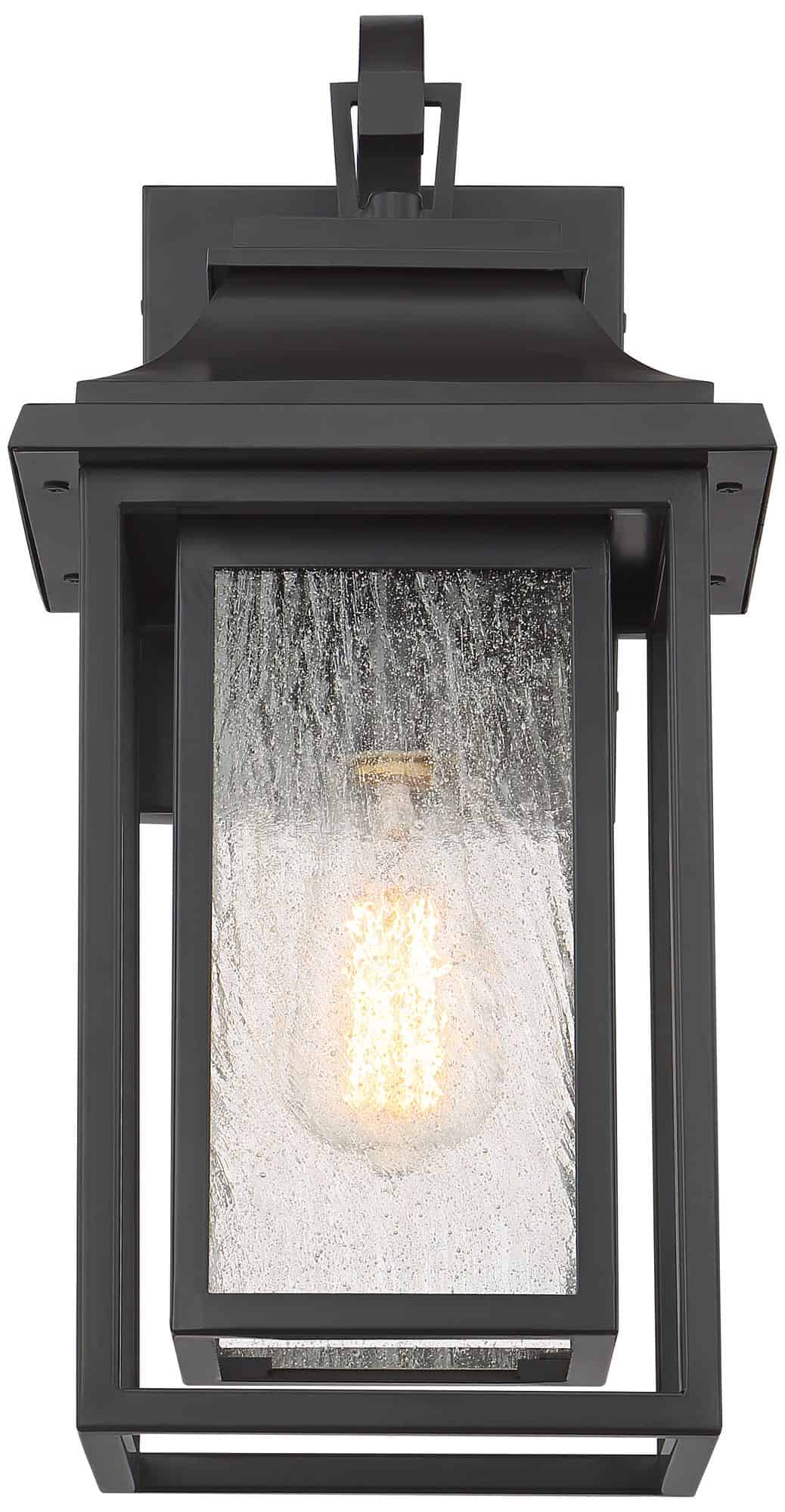 John Timberland Cecile 18 1/4" Bronze Lantern Box Outdoor Wall Light John Timberland Cecile 18 1/4" Bronze Lantern Box Outdoor Wall Light - Image 5