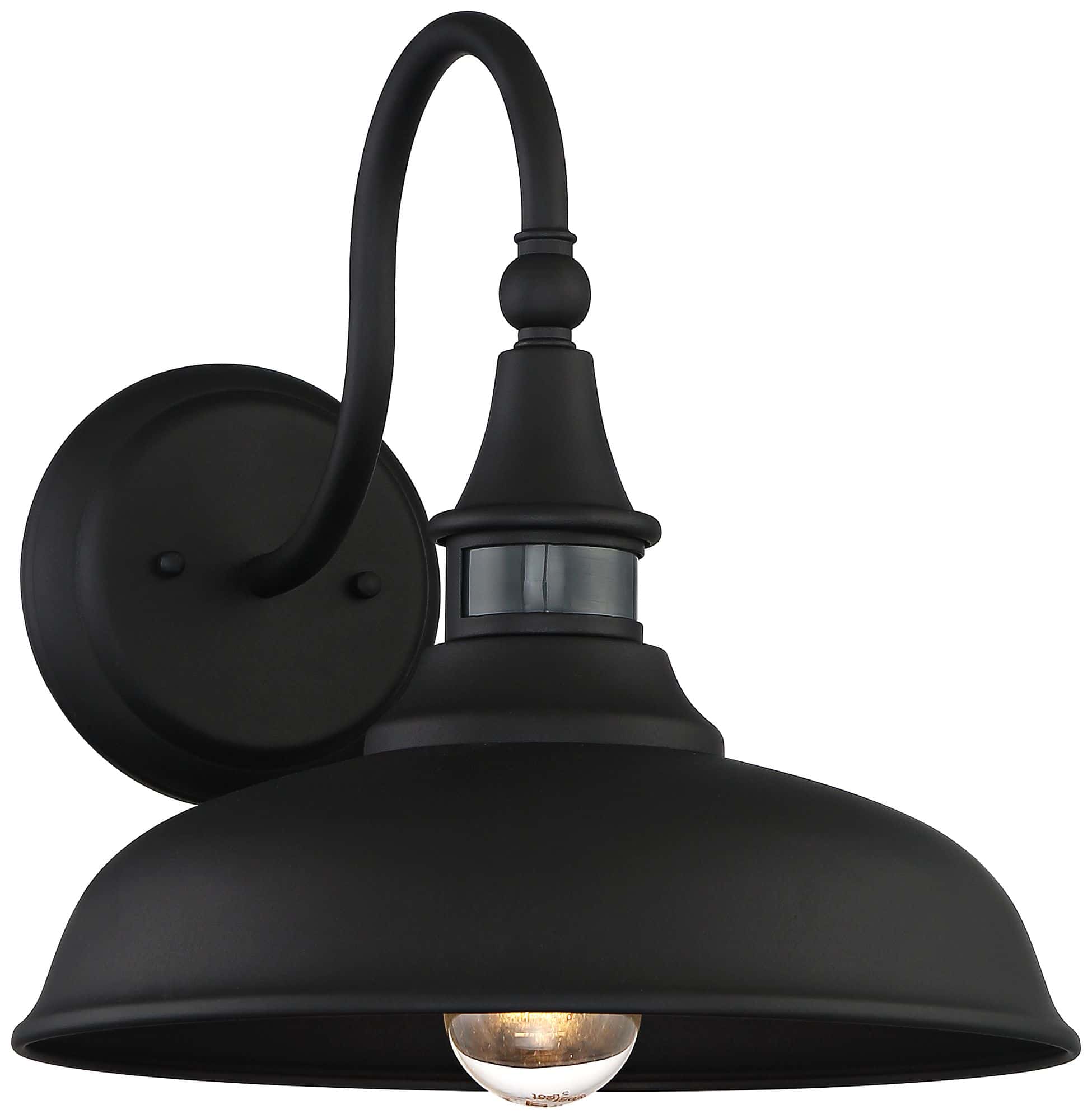 John Timberland Gough 12 1/2" Black Motion Sensor Outdoor Barn Light John Timberland Gough 12 1/2" Black Motion Sensor Outdoor Barn Light - Image 7