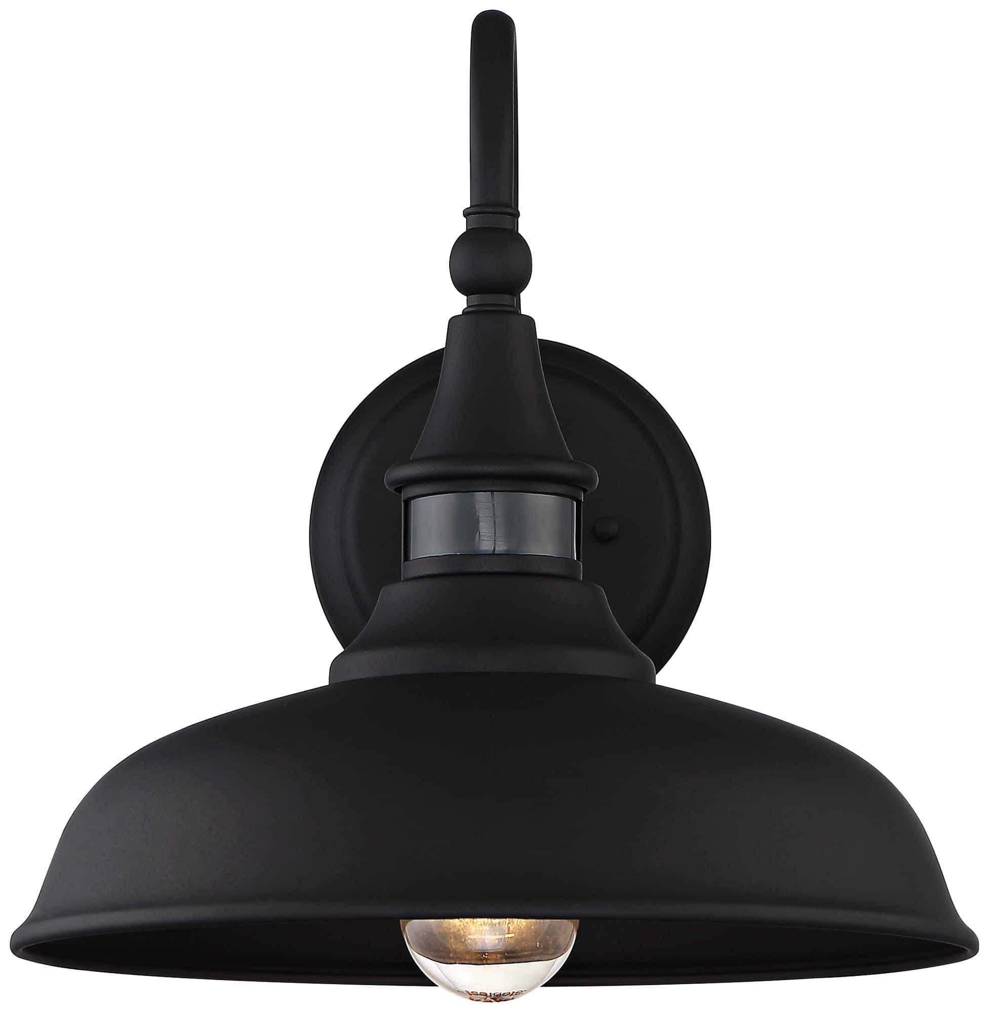 John Timberland Gough 12 1/2" Black Motion Sensor Outdoor Barn Light John Timberland Gough 12 1/2" Black Motion Sensor Outdoor Barn Light - Image 5