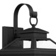 John Timberland Stratton Street 16 1/2" High Black Outdoor Wall Light