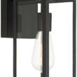 John Timberland Titan 14 1/4" Mystic Black Outdoor Lights Set of 2