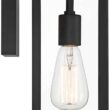 John Timberland Titan 14 1/4" Mystic Black Outdoor Lights Set of 2