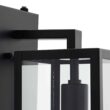 John Timberland Titan 14" Black Dusk to Dawn Outdoor Lights Set of 2