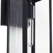 John Timberland Titan 14" Black Dusk to Dawn Outdoor Lights Set of 2