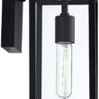 John Timberland Titan 14" Black Dusk to Dawn Outdoor Lights Set of 2