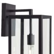 John Timberland Titan 20" Mystic Black Outdoor Wall Lights Set of 2