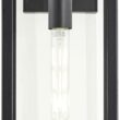 John Timberland Titan 20" Mystic Black Outdoor Wall Lights Set of 2