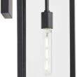 John Timberland Titan 20" Mystic Black Outdoor Wall Lights Set of 2