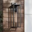 John Timberland Titan 27" High Mystic Black Outdoor Wall Light