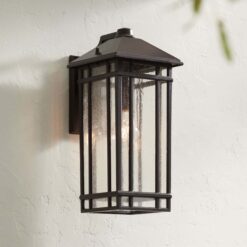 Kathy Ireland Sierra Craftsman 16 1/2" High Outdoor Wall Light