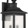 John Timberland Moray Bay 17 3/4" High Black 3-Light Outdoor Wall Light