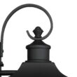 John Timberland Moray Bay 17 3/4" High Black 3-Light Outdoor Wall Light