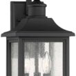 John Timberland Moray Bay 17 3/4" High Black 3-Light Outdoor Wall Light