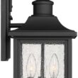 John Timberland Moray Bay 17 3/4" High Black 3-Light Outdoor Wall Light