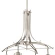 Minka Lavery Poleis 21" Wide Brushed Nickel 4-Light Chandelier