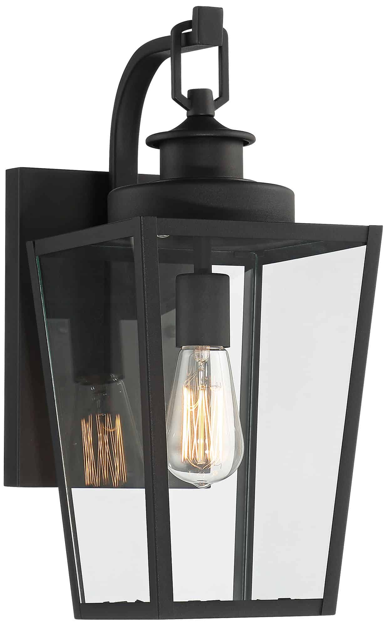 Possini Euro Ackerly 17 1/4" High Textured Black Outdoor Wall Light Possini Euro Ackerly 17 1/4" High Textured Black Outdoor Wall Light - Image 7