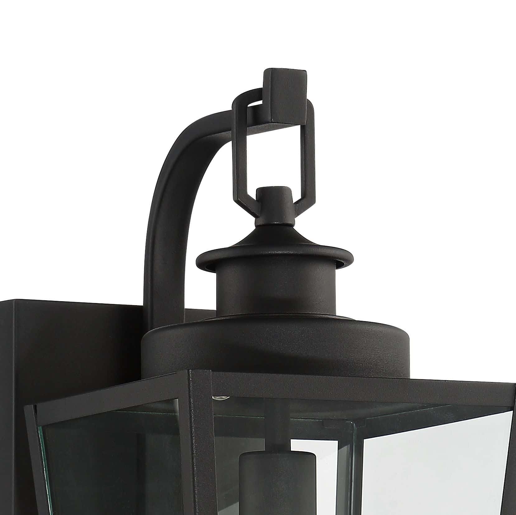 Possini Euro Ackerly 17 1/4" High Textured Black Outdoor Wall Light Possini Euro Ackerly 17 1/4" High Textured Black Outdoor Wall Light - Image 6