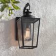 Possini Euro Ackerly 17 1/4" High Textured Black Outdoor Wall Light Possini Euro Ackerly 17 1/4" High Textured Black Outdoor Wall Light