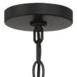 Possini Euro Arley 12 1/2" High Black Outdoor Hanging Light