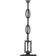 Possini Euro Arley 12 1/2" High Black Outdoor Hanging Light