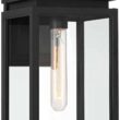 Possini Euro Atkins 14 1/4" High Die Cast Matte Black Outdoor Light