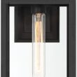 Possini Euro Atkins 14 1/4" High Die Cast Matte Black Outdoor Light