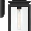 Possini Euro Atkins 14 1/4" High Die Cast Matte Black Outdoor Light