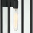 Possini Euro Atkins 21 1/4" High Die Cast Matte Black Outdoor Light