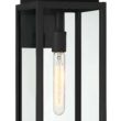 Possini Euro Atkins 21 1/4" High Die Cast Matte Black Outdoor Light