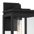 Possini Euro Atkins 21 1/4" High Die Cast Matte Black Outdoor Light
