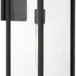 Possini Euro Atkins 21 1/4" High Die Cast Matte Black Outdoor Light