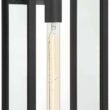 Possini Euro Atkins 24" High Die Cast Matte Black Outdoor Light