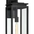 Possini Euro Atkins 24" High Die Cast Matte Black Outdoor Light