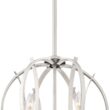 Possini Euro Spherical 16" Wide Brushed Nickel 3-Light Globe Pendant
