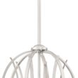 Possini Euro Spherical 16" Wide Brushed Nickel 3-Light Globe Pendant
