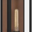 Quoizel Maren 18" High Matte Black Modern Outdoor Wall Light