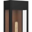 Quoizel Maren 18" High Matte Black Modern Outdoor Wall Light