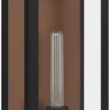 Quoizel Maren 18" High Matte Black Modern Outdoor Wall Light